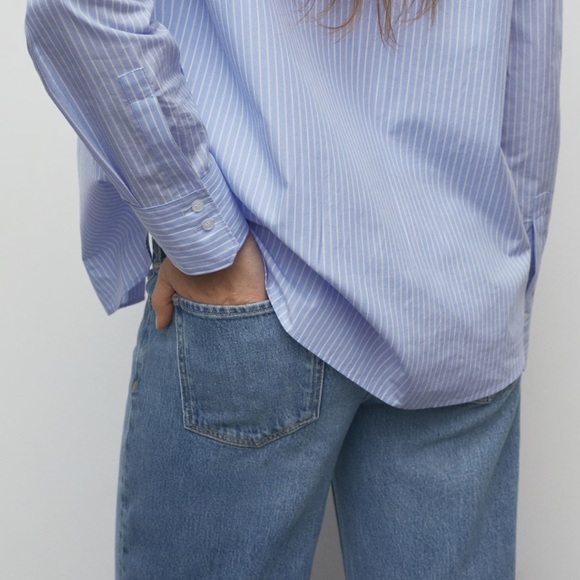 Mango Wide Leg Maternity over the belly jeans - Picture 3 of 6